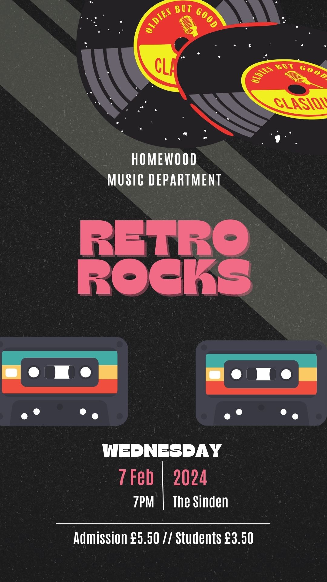 Homewood Music Department Presents: Retro Rocks | Sinden Theatre